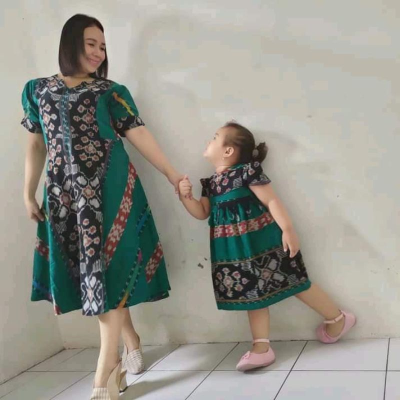 baju couple anak tenun etnik Kemeja Couple