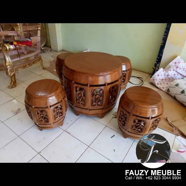 Kursi Teras  Kendang Jati Jepara,Kursi Ukiran Jepara