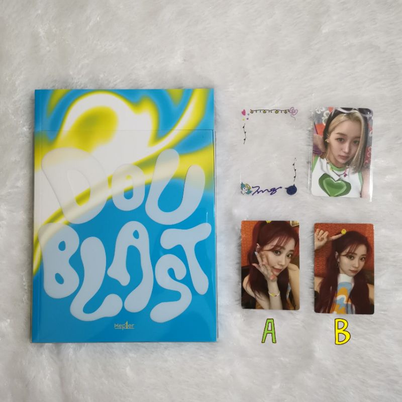 READY STOCK OFFICIAL PC KEP1ER THE 2ND MINI ALBUM DOUBLAST B1UE BLAST - PHOTOCARD XIAOTING HIKARU KT