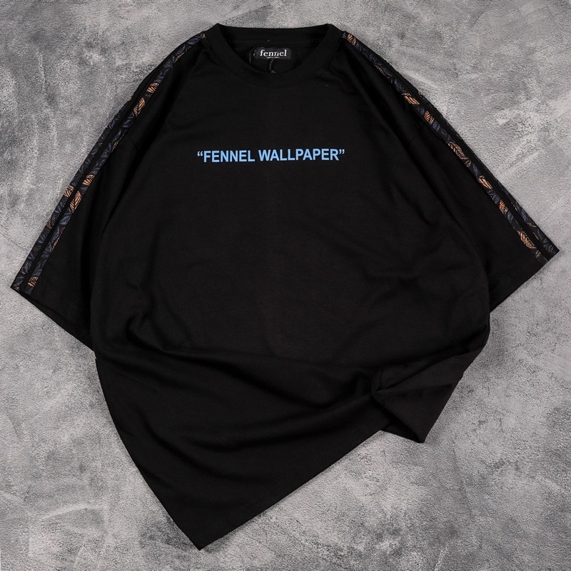 [N00294] Oversized Kaos Distro Motif List "FENNEL WALLPAPER"