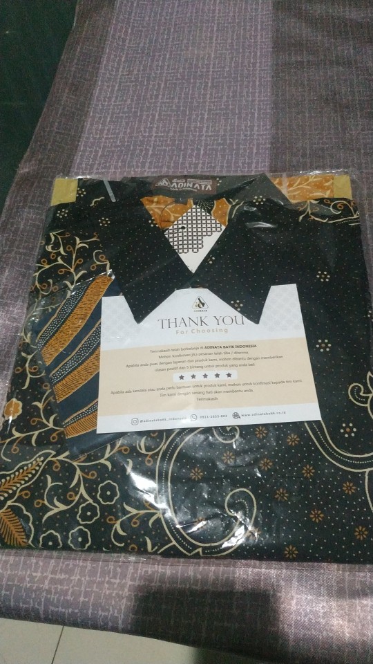 Hem Pendek Adinata Batik Daniel Danila