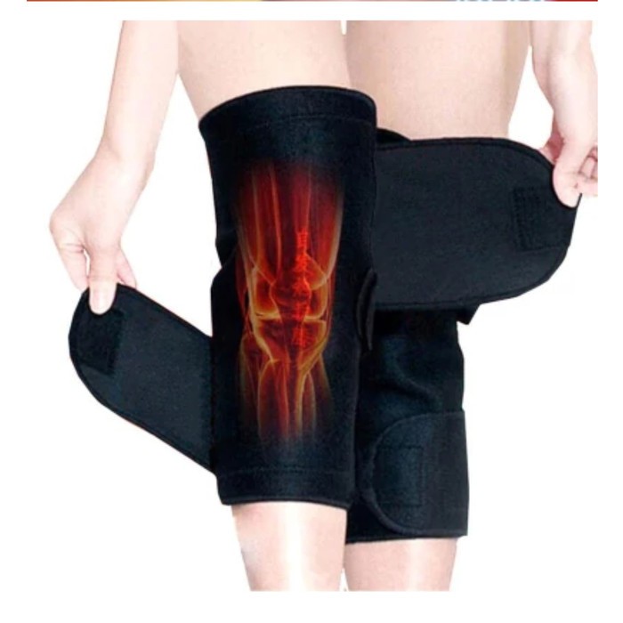 SEPASANG 2 PCS 256 magnetic terapi lutut 256 magnetik knee therapy