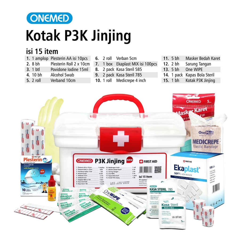 Kotak P3K Plastik Jinjing Onemed OJ2