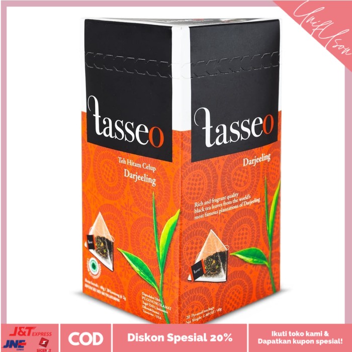 

⭐COD⭐ Tasseo Darjeeling 20 Bags - Premium Tea Bag