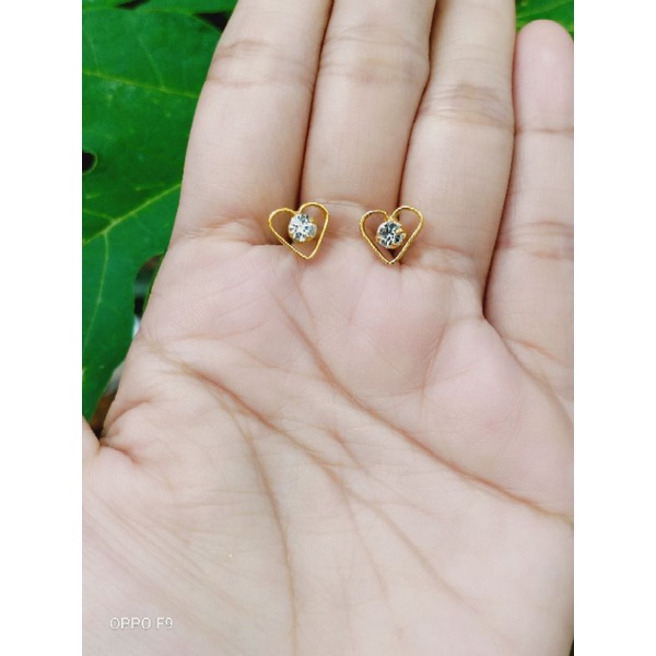 giwang perak lapis emas