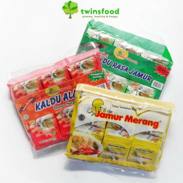 

JAMUR MERANG KALDU ALAMI NO MSG | 1 PACK = 30 sachet