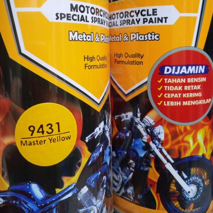 DITON Premium Pilok Pilox Cat Semprot - 9431 Master Yellow / Kuning (400cc)