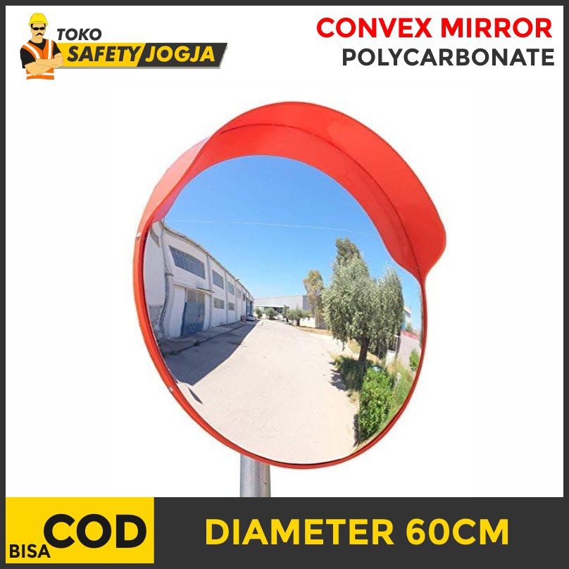  Kaca Cembung  Tikungan Safety Convex Mirror 60 CM Shopee 