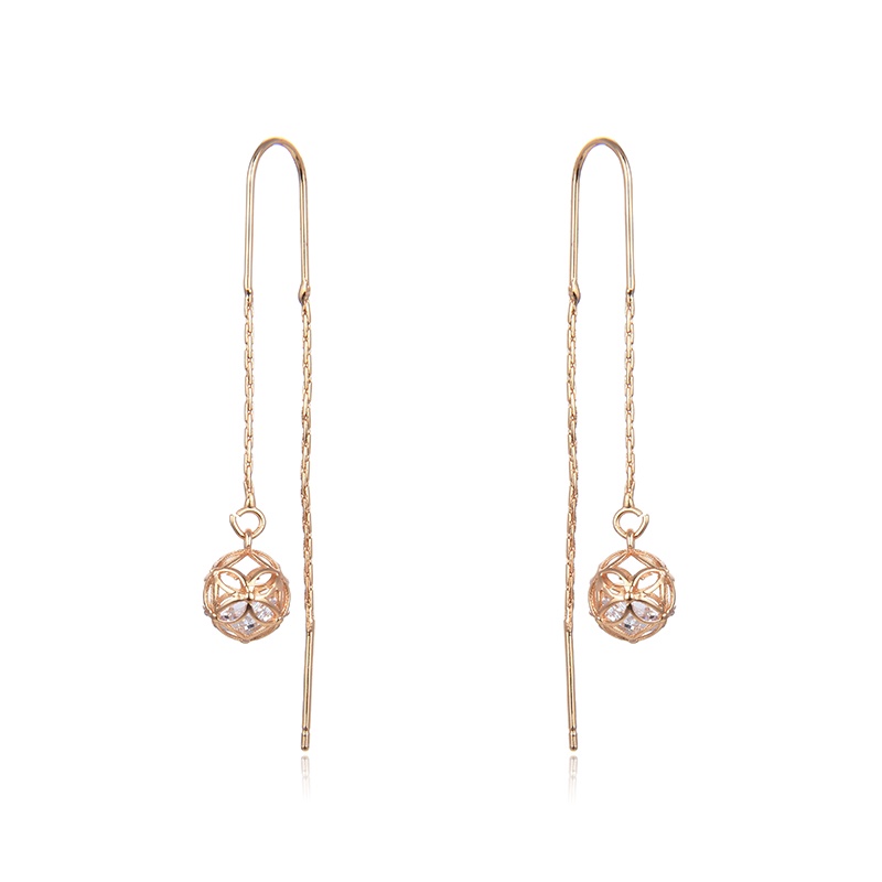 anting titanium wanita emas muda anti karat dewasa tusuk korea asli panjang dan luntur korea style selamanya dewasa 34e