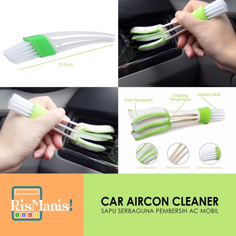 CAR AIRCON CLEANER - Sikat Sapu Serbaguna Kuas Pembersih Celah AC Mobil Perabot Rumah Tangga Praktis