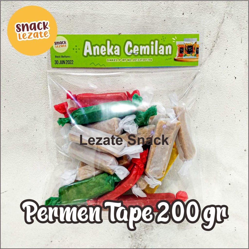 

Permen Tape 200gr Suwar Suwir Enak Asli Kediri Permen Tape Jadul Kiloan/ Jenang Tape Singkong Lezate