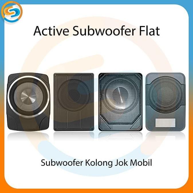 READY AKTIVE SUBWOOFER FLAT 10INCH - BASSTUBE SUBWOOFER KOLONG SLIM AKTIF 10