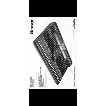 Mixer Audio Ashley Xman24 Xman 24 24 Chanel New Original 6 Aux 4 Group Efek Digital Reverb 199 DSP U