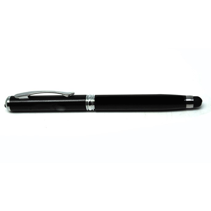TaffLED 4 in 1 Senter + Laser Pointer + Pen + Stylus - Black