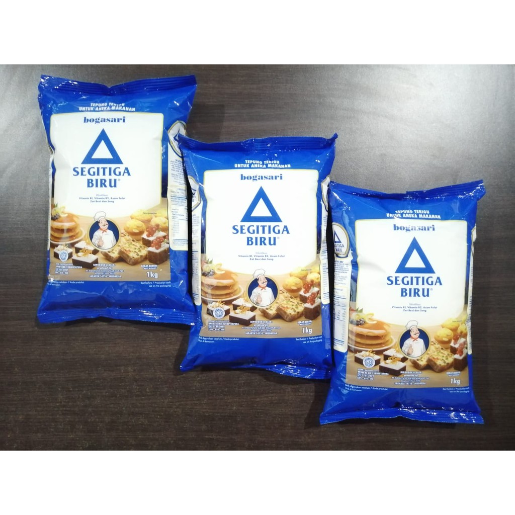 Tepung Terigu SEGITIGA BIRU 1Kg Premium Murah Meriah!!!