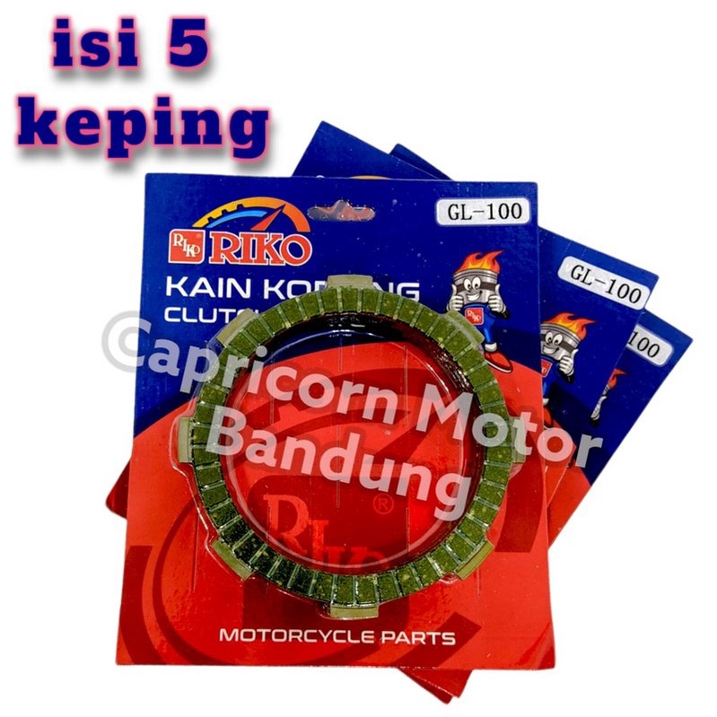 Plat Kampas Kopling GL100 CB100 GL125 CB GL 100 125 RIKO