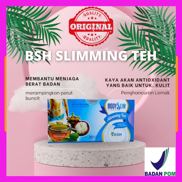 

BSH SLIMMING TEA TEH DIET PELANGSING BADAN HERBAL TEH ORIGINAL BPOM