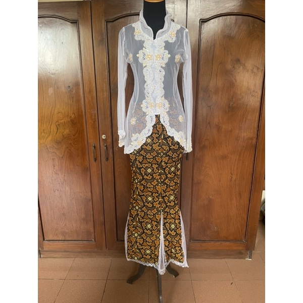 set kebaya Akad / set kebaya pengantin akad kebaya+rok