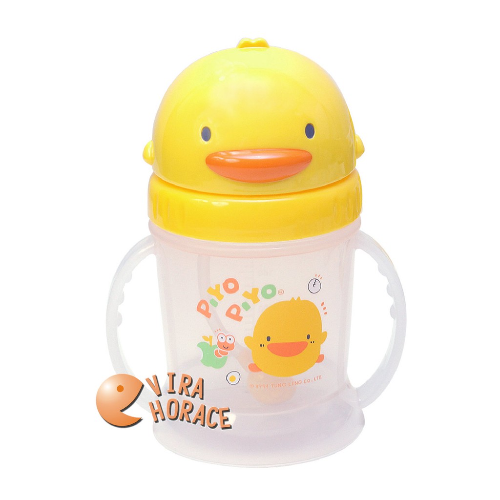 Botol Minum Bayi 250ml Bentuk Bebek Dengan Sedotan Bahan Botol Minum Bayi 250ml Bentuk Bebek Dengan Sedotan Bahan