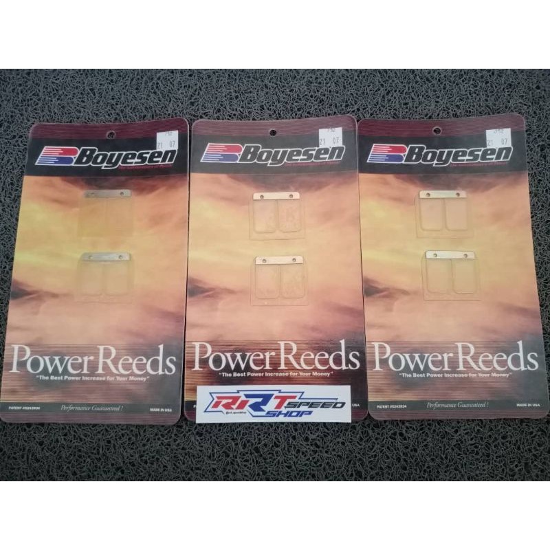 LIDAH / DAUN MEMBRAN BOYESEN POWER REEDS ORIGINAL USA NINJA RX KING RX Z DLL