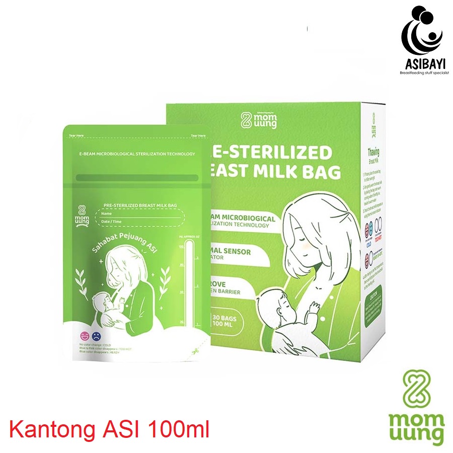 Mom Uung Breastmilk Bag with Thermal Indicator Momuung