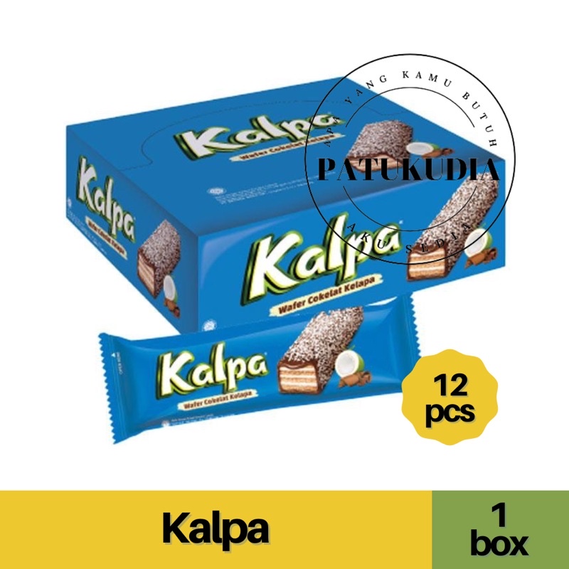 

Kalpa Wafer Coklat Kelapa 1 box isi 12 pcs