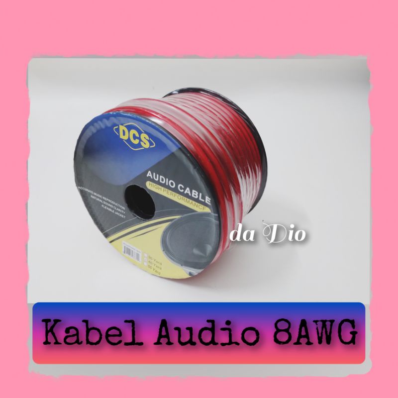 METERAN - KABEL AUDIO 8AWG MOBIL - AUDIO CABLE 8 AWG METERAN