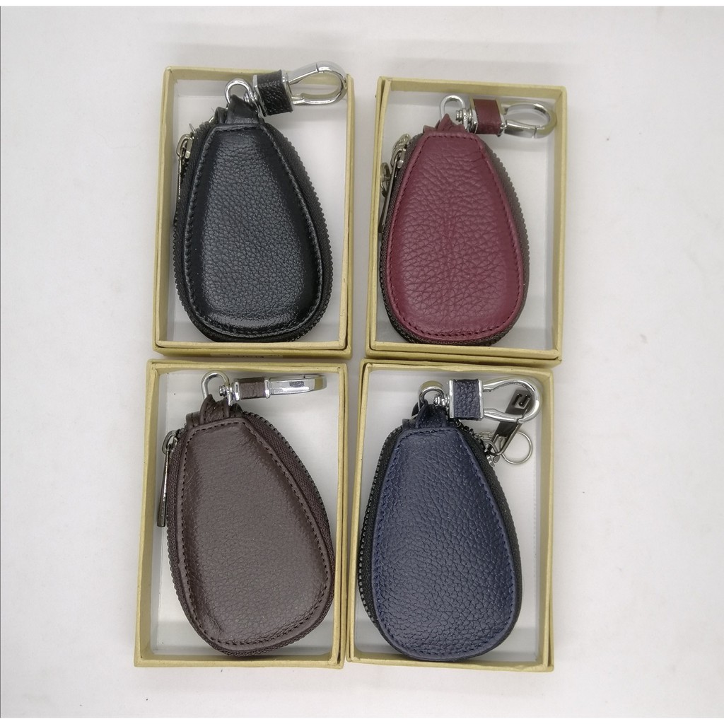 Dompet Stnk dan remote kulit sapi asli Model Oval