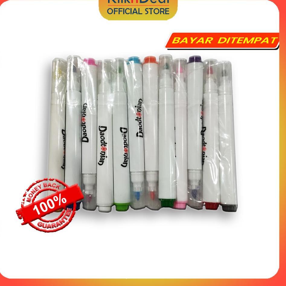 

[KODE PRODUK 363Q] Spidol 12 Warna Untuk Buku Gambar Bisa Dihapus dan Whiteboard Anak - 1 Set Drawin