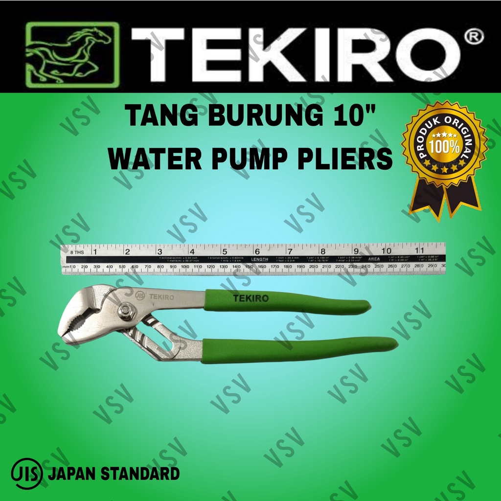 TEKIRO Tang Burung 10&quot; Quick Joint Water Pump Pliers Tang Jepit Pipa