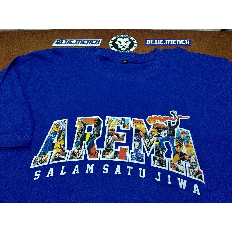 Kaos AREMA SALAM SATU JIWA