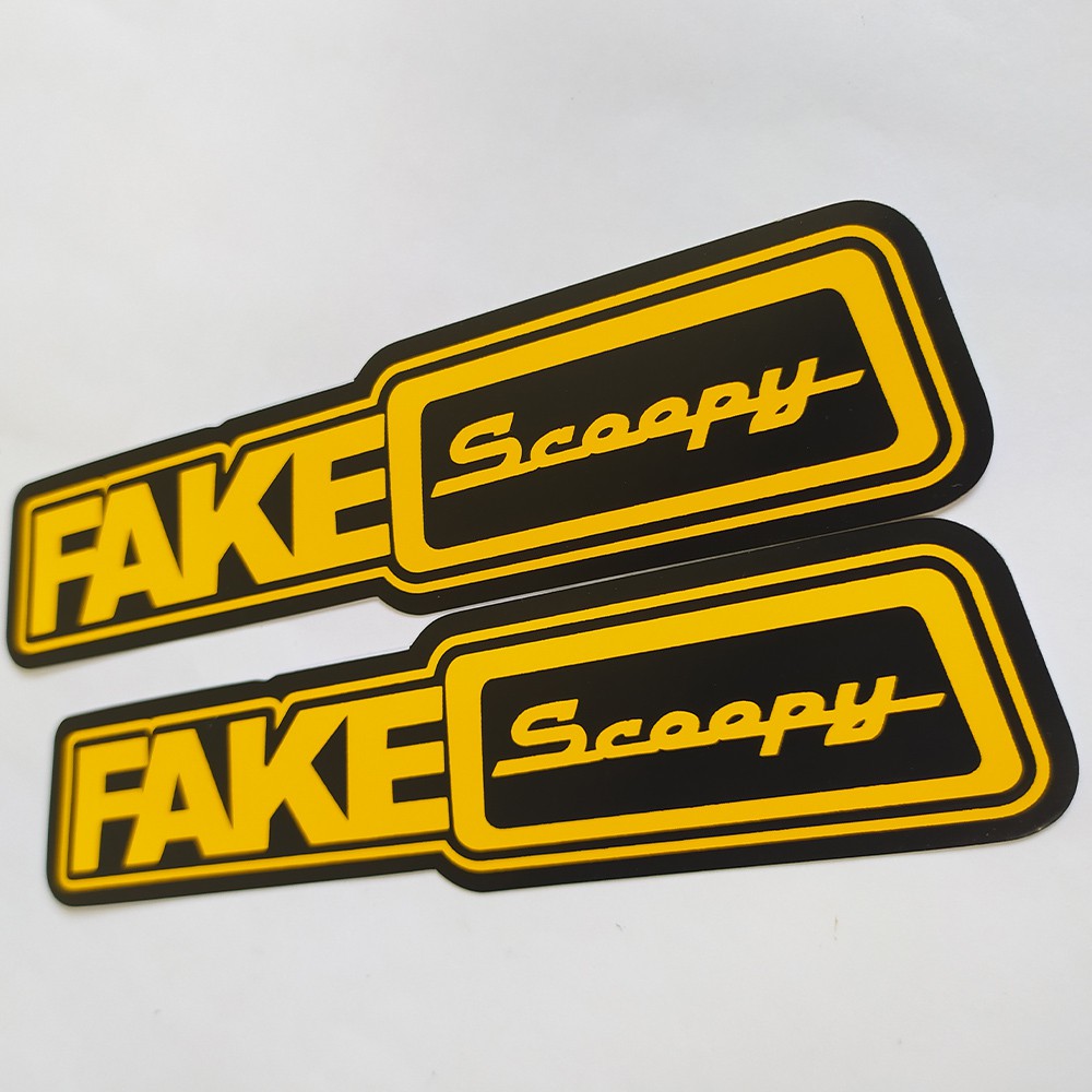 FAKE SCOOPY, Stiker Honda Scoopy, Sticker Motor Scoopy, Stiker Fake Scoopy, Stiker Club Motor Scoopy