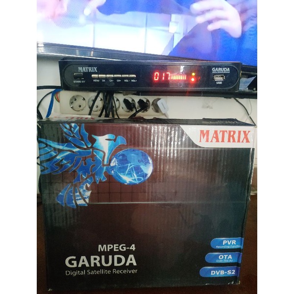 Receiver Murah Matrix Garuda mpeg4 Free paket kartun dan FTV