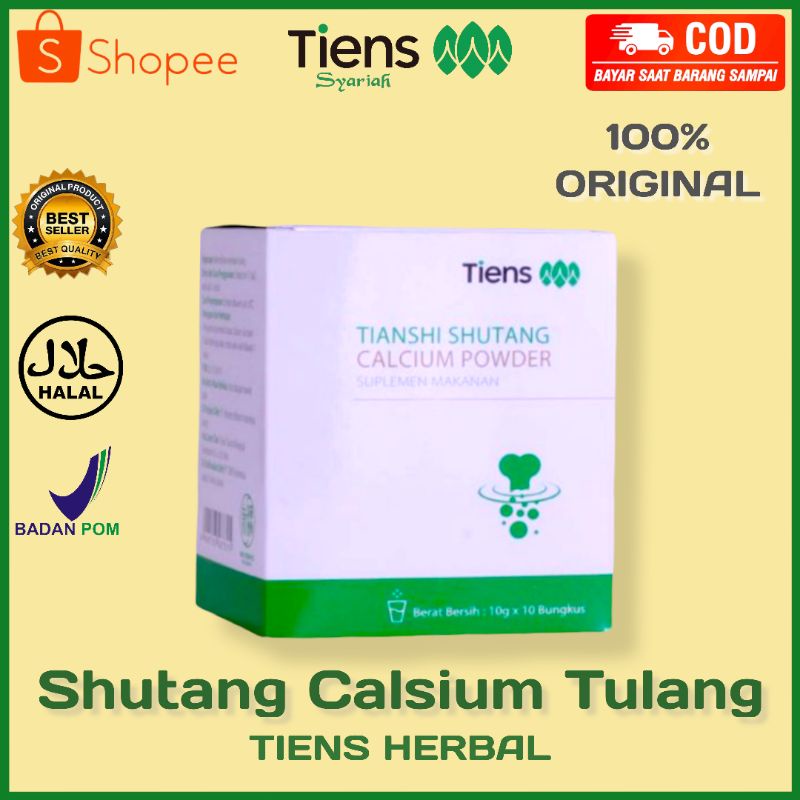 Shutang Calsium Powder Original Tiens | Obat Diabetes Basah | Calsium Herbal Dan Alami  100%