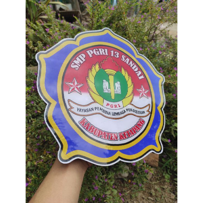 Logo Lembaga Logo Sekolah Logo Organisasi Logo Desa Akrilik Spon