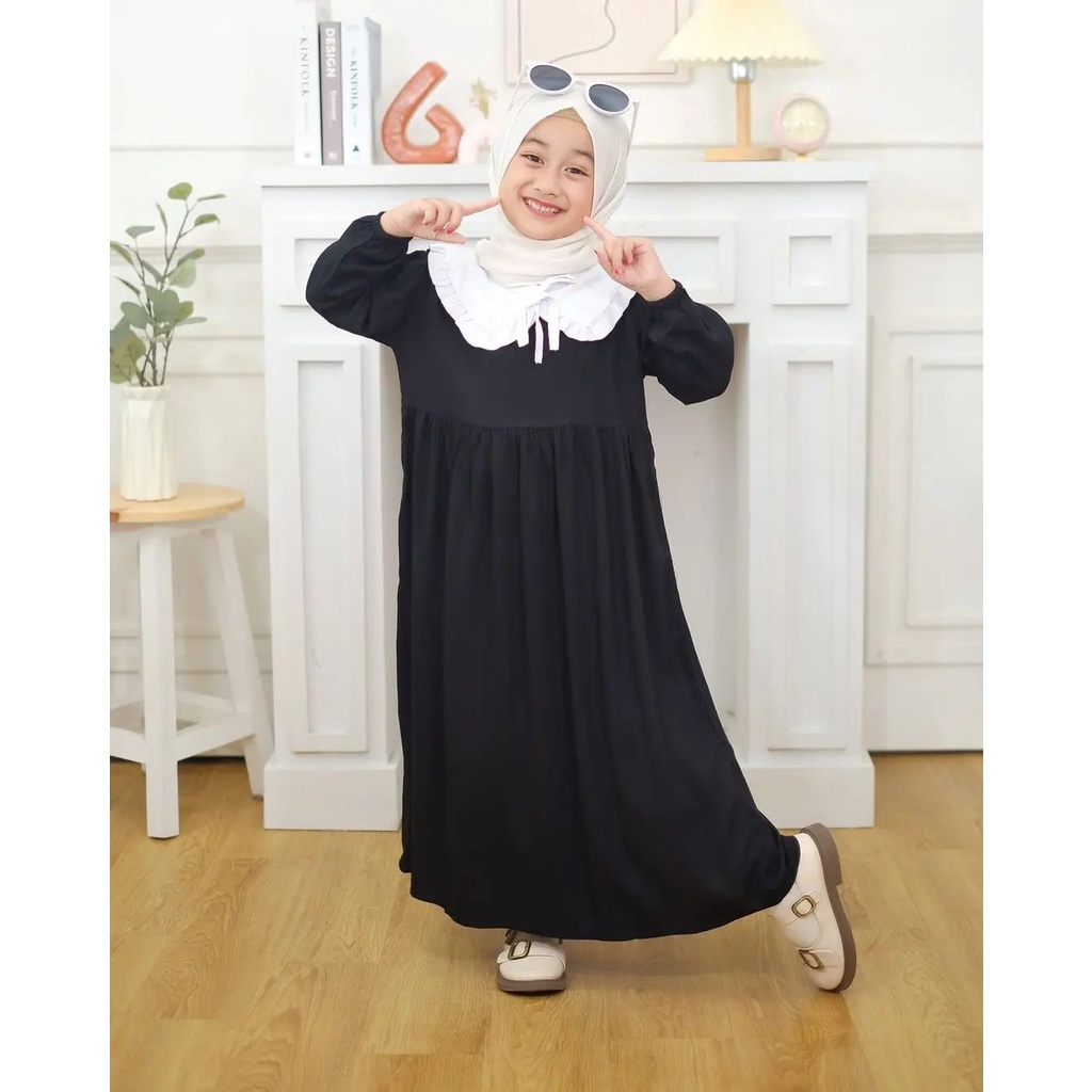 Grosir GAMIS ANAK SHAFEA KATU JEPANG LOKAL  / DRESS ANAK KATUN Elegan