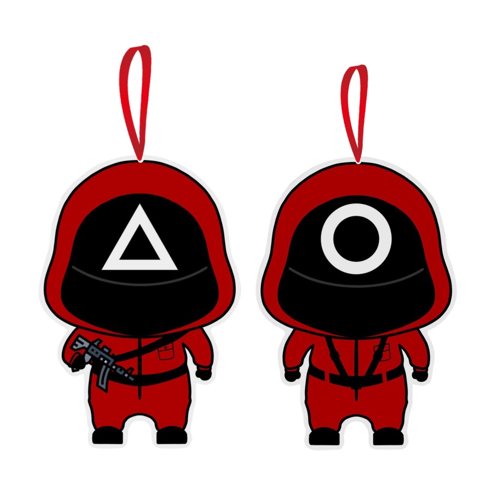 Ornamen Gantung Bentuk Cumi-Cumi Bahan Akrilik Gaya Korea Untuk Dekorasi Jendela Mobil