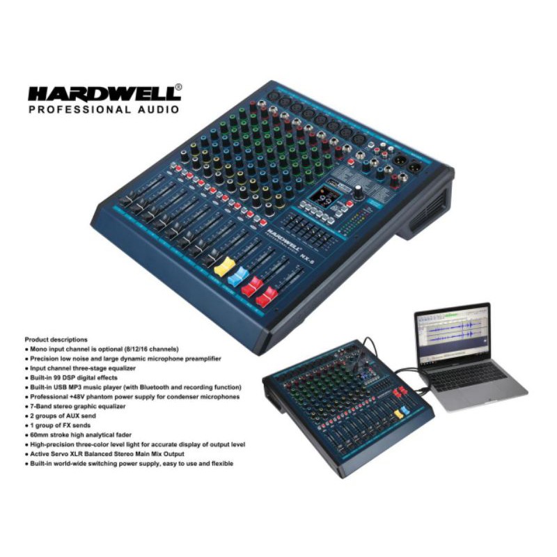 bisa COD mixer audio hardwell NX8. original  mixer profesional