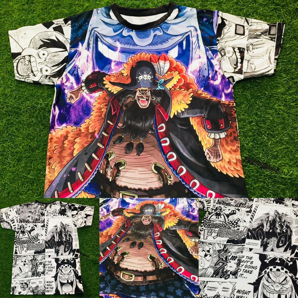 Tshirt Kurohige marshall D Teach Onepiece Anime Manga Premium Dryfit