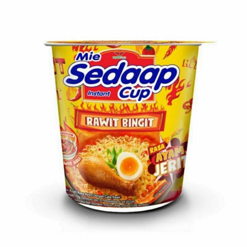 SEDAP CUP RAWIT BINGIT / MIE INSTAN CUP RASA RAWIT BINGIT