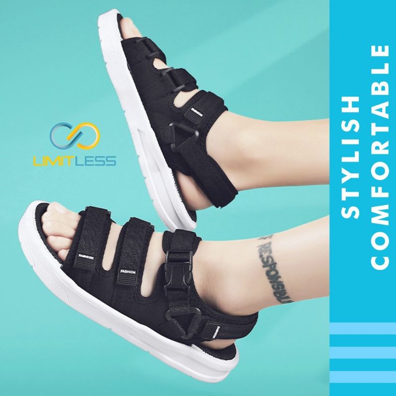 Sandal Pria Kasual Sandal Gunung Fashion Korea Keren Ringan Keren Nyaman sandal cowok consina