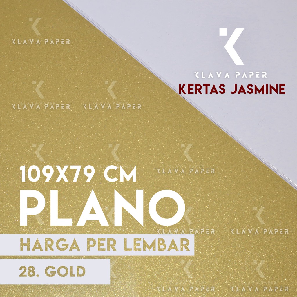 Jual Kertas Jasmine Plano 109x79cm 220gsm GOLD Paper Flower Undangan ...