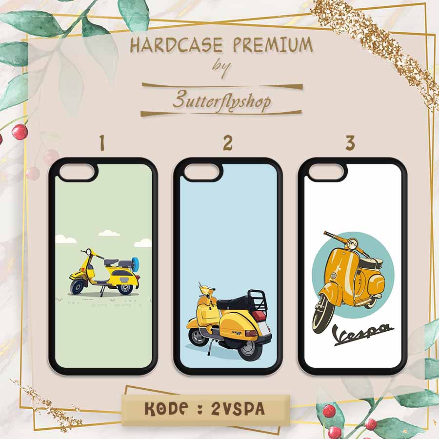 [HARDCASE] vespa mini scooter case Oppo Vivo Realme Redmi Xiaomi Samsung Iphone