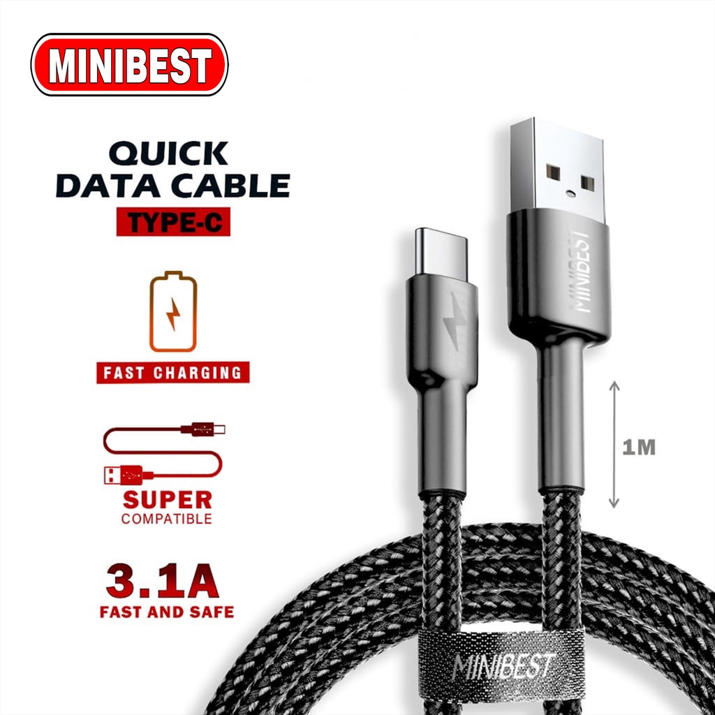 MB Quick Data Cable 3.1A Micro ,Type C &amp; Iphone High Quality Charger Cable MB-DC001