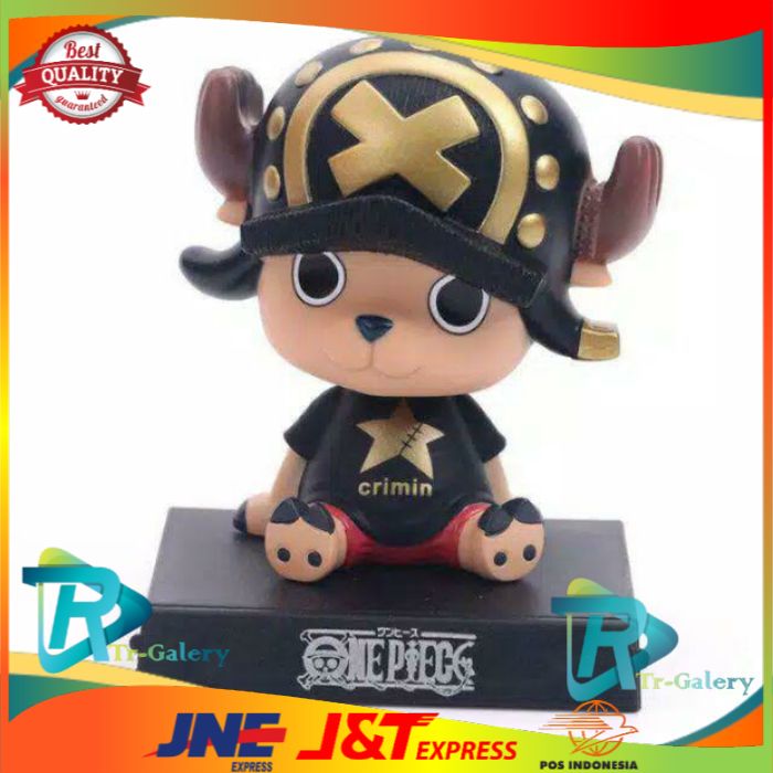 Action Figure One Piece pajangan mobil seri Chopper hitam