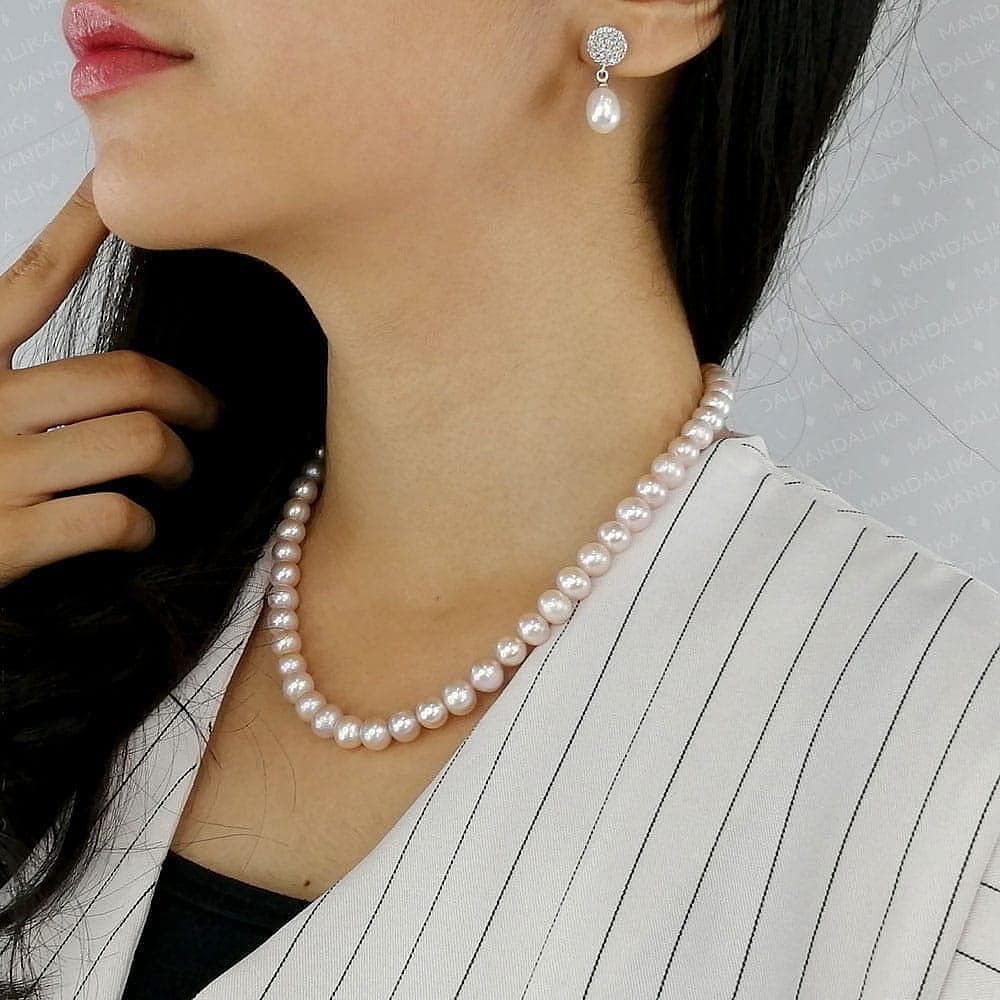 Kalung Mutiara Asli / Kalung Mutiara / Kalung Mutiara Asli Air Tawar dari Lombok