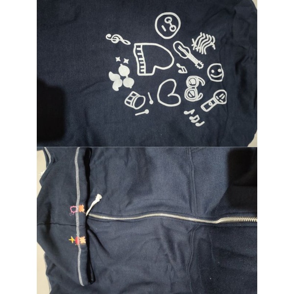 SALE ZIPPER HOODIE BTS PTD (ada kesalahan design)