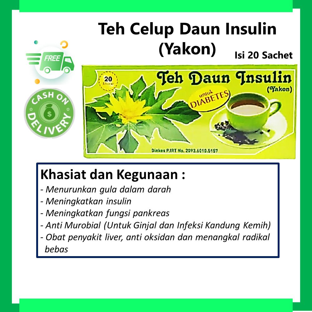 

Teh Celup Daun Insulin (Yakon)