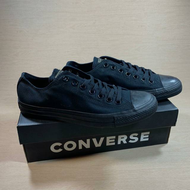 CONVERSE CT AS CANVAS OX BLACK MONOCHROME (MEN)