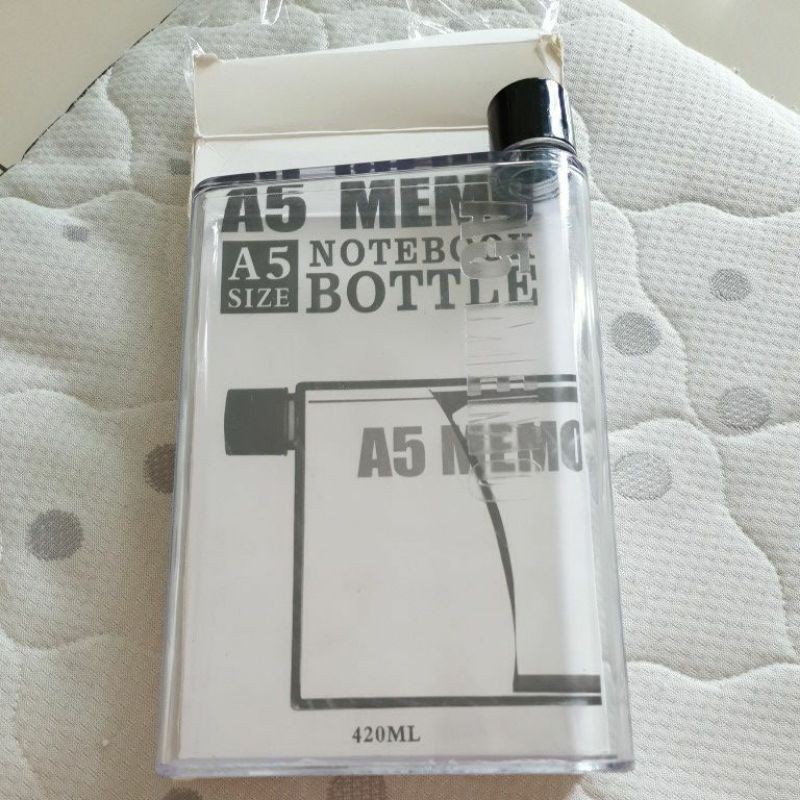 

A5 MEMO:A5SIZENOTEBOOKBOTTLE420ML bonus gantungan kunci